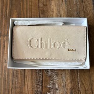 Chloe Cream Wallet